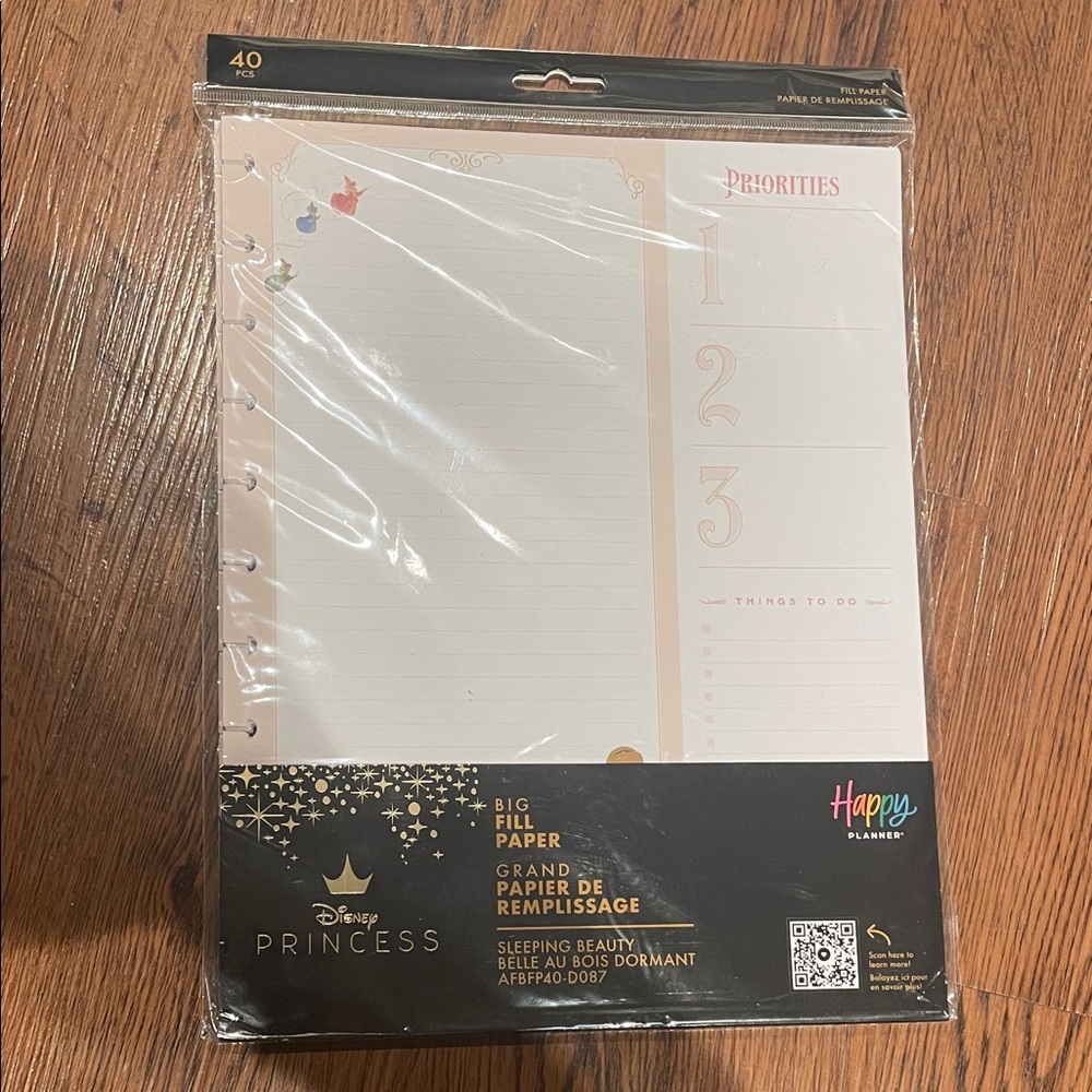 Disney Princess Big Fill Paper - Cream and Gold